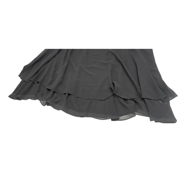 Lane Bryant Swing Double Layer Chiffon Tunic Plus Size 28 Black Sheer Tank Top - Picture 8 of 8